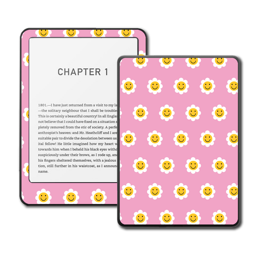 Kindle, Kobo & ColorSoft Skin - Smiley Daisy