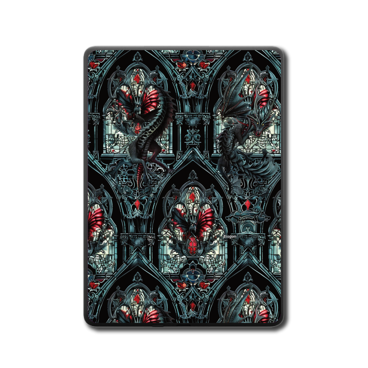 Stained Wings e-reader skin back mockup