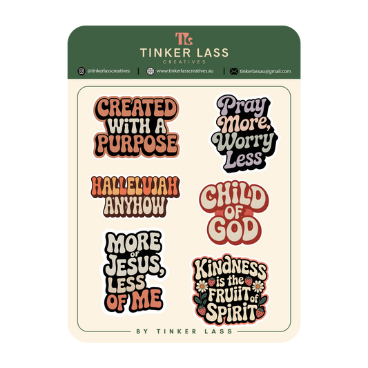 Sticker Sheet - Created With a Purpose