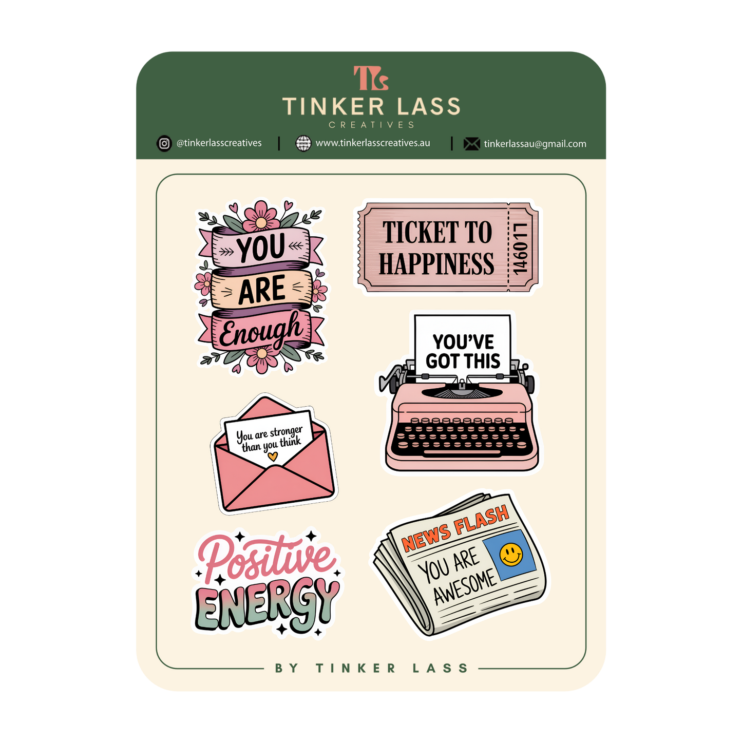 Sticker Sheet - Good News