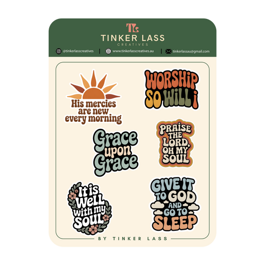 Sticker Sheet - His Mercies Are New