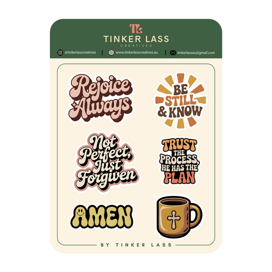 Sticker Sheet - Rejoice Always