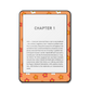 Sunny Scatter Kindle and Kobo e-reader skin - front view