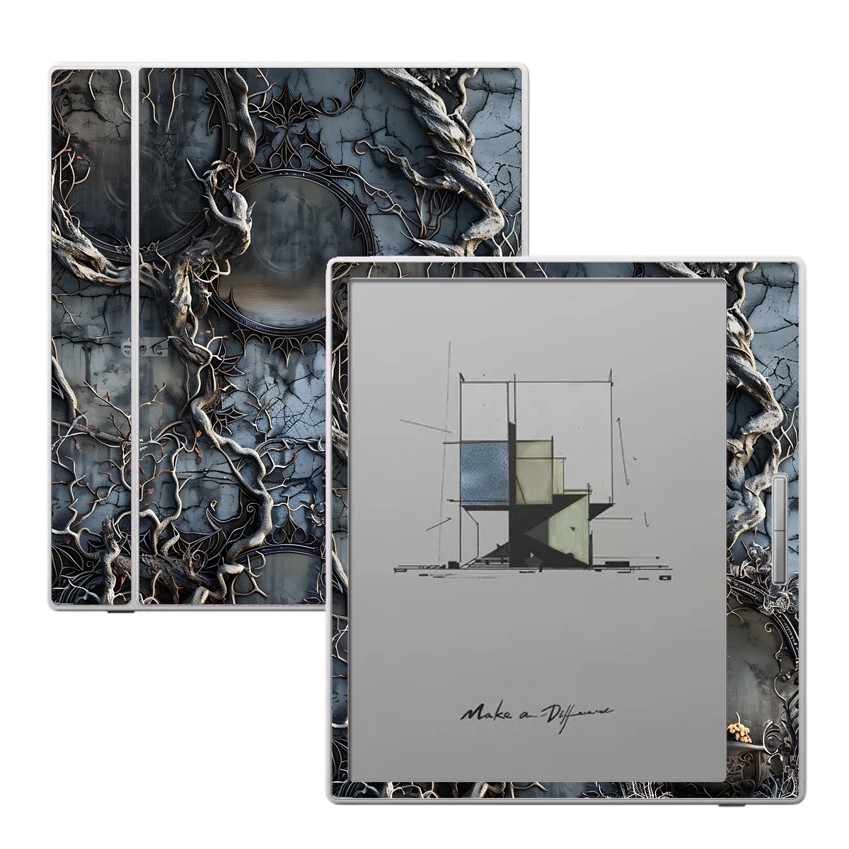 Twisted Mirror skin for Boox Go Color 7 and Boox Palma e-readers