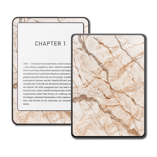 Kindle, Kobo & ColorSoft Skin - Warm Travertine